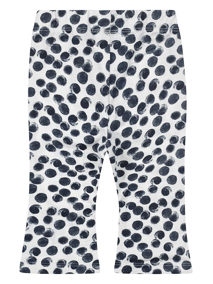 Dirkje Legginsy w kolorze białym rozmiar: 110