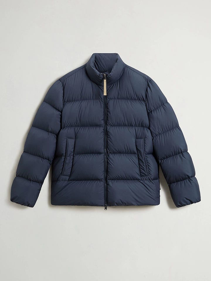 Woolrich Kurtka puchowa "Cloud Eagle" w kolorze granatowym rozmiar: L
