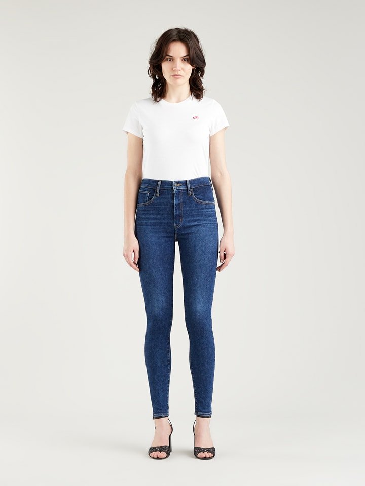 Levi´s Dżinsy "Mile" - Super Skinny fit - w kolorze granatowym rozmiar: W28/L26