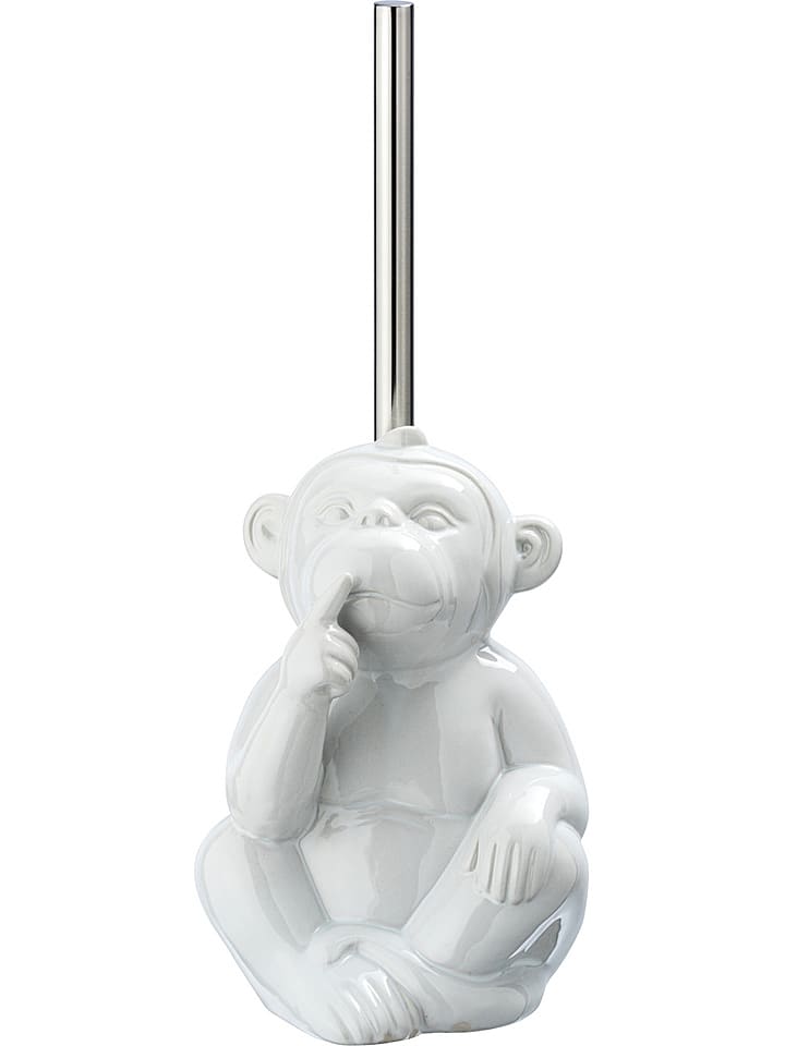Wenko Zestaw WC "Monkey Quiet" w kolorze białym - wys. 69 cm rozmiar: onesize