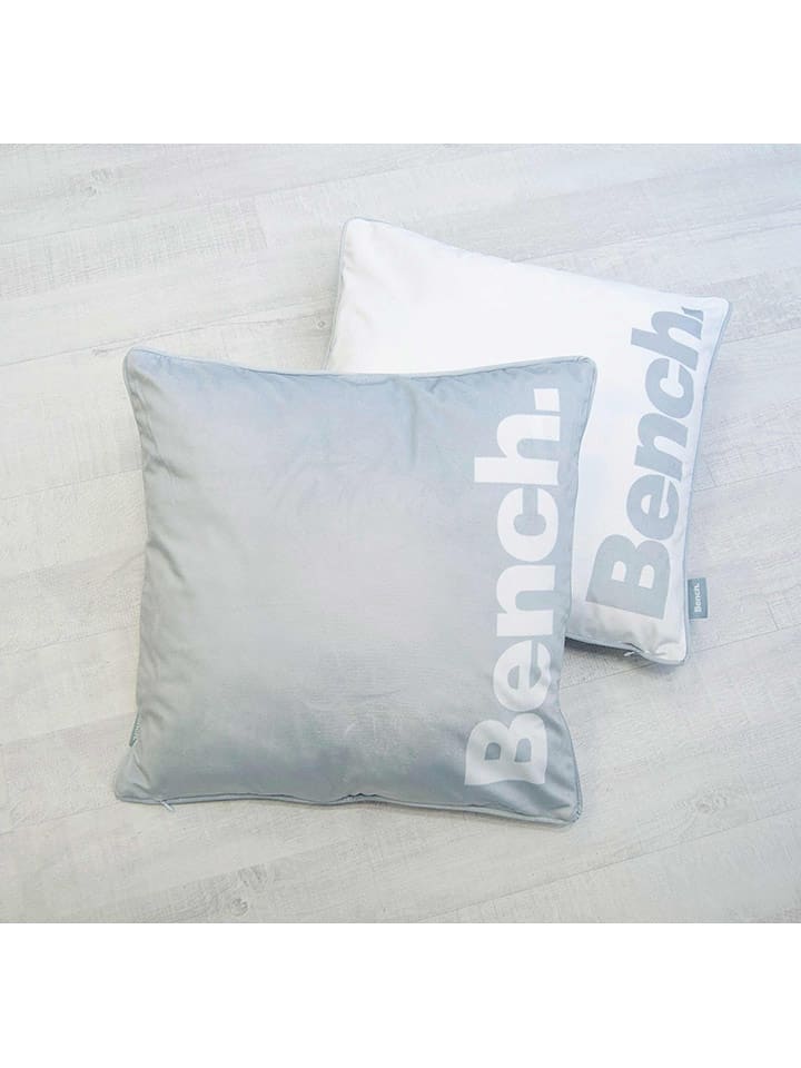 Bench Poszewka w kolorze jasnoszaro-białym na poduszkę - 50 x 50 cm rozmiar: onesize