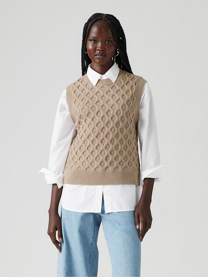 Levi's Bezrękawnik w kolorze karmelowym rozmiar: S