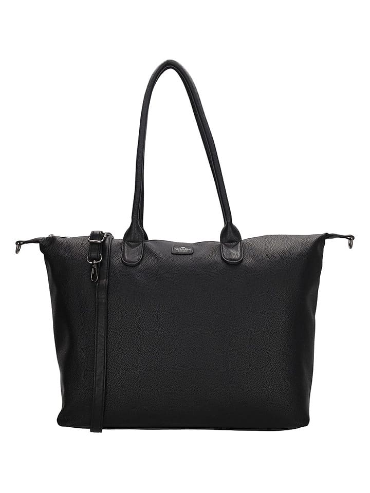 Charm Torebka w kolorze czarnym - 42 x 25 x 15 cm rozmiar: onesize