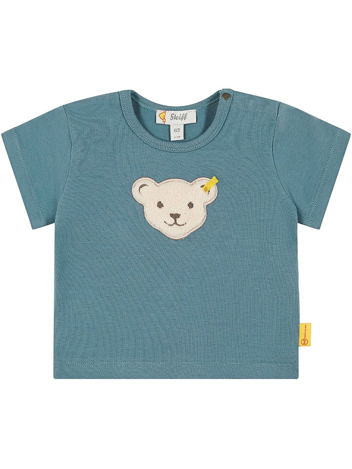 Steiff Koszulka w kolorze niebieskim rozmiar: 62