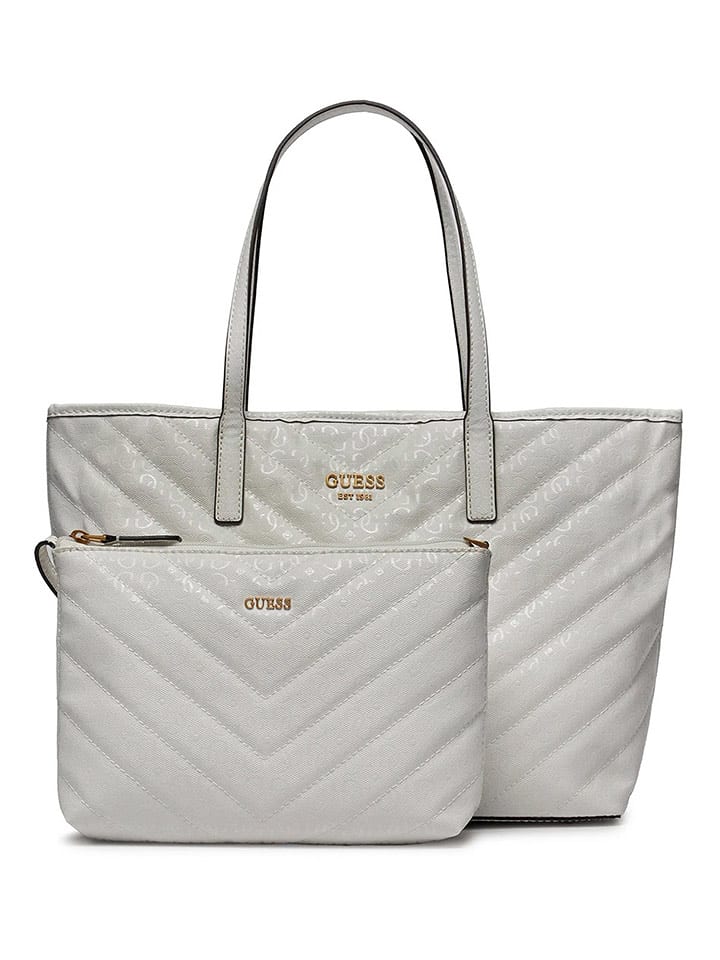 Guess Shopper bag w kolorze jasnoszarym - 33 x 27 x 15 cm rozmiar: onesize