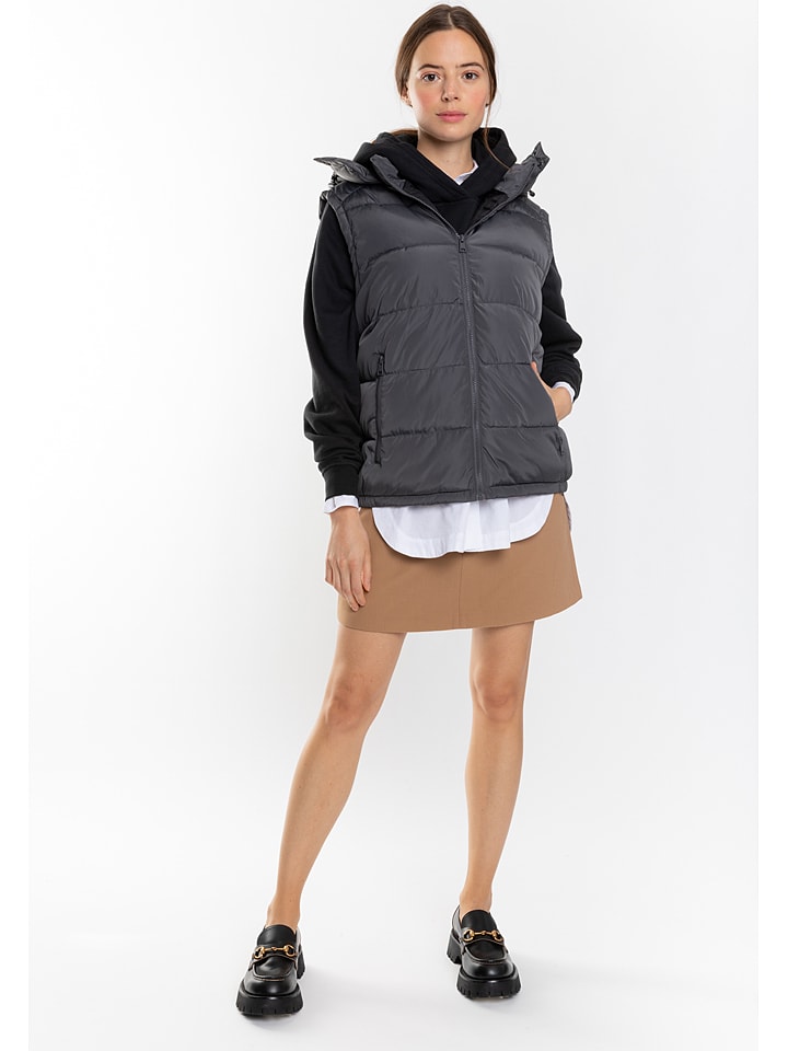 Northwood Kamizelka pikowana "Josh" w kolorze antracytowym rozmiar: S