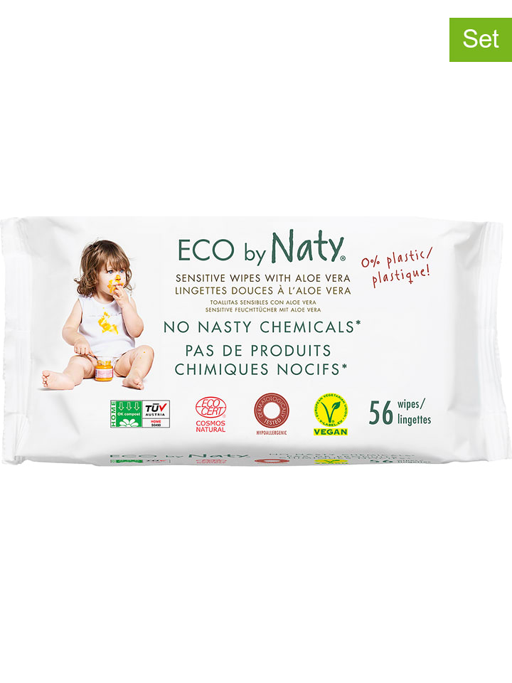 Naty Chusteczki nawilżane "Sensitive Aloe Wipes" (672 szt.) rozmiar: onesize