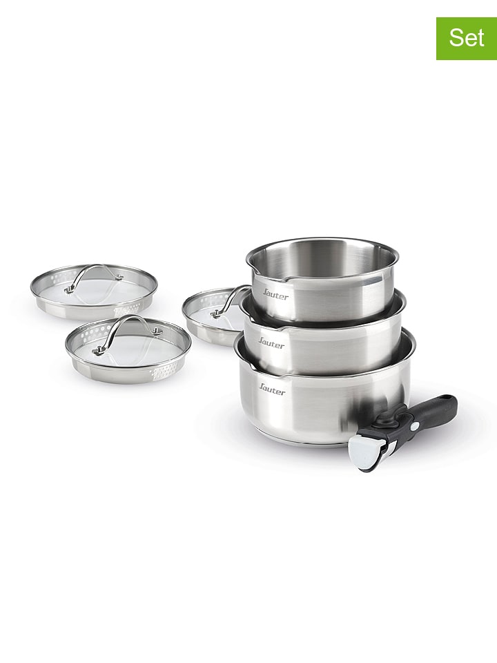 Sauter 7-częściowy zestaw w kolorze srebrnym rozmiar: onesize