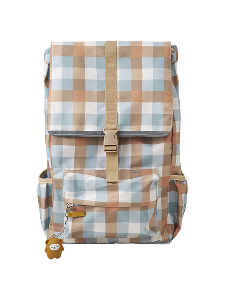 FABELAB Plecak w kolorze błękitnym ze wzorem - 28 x 44 x 12 cm rozmiar: onesize