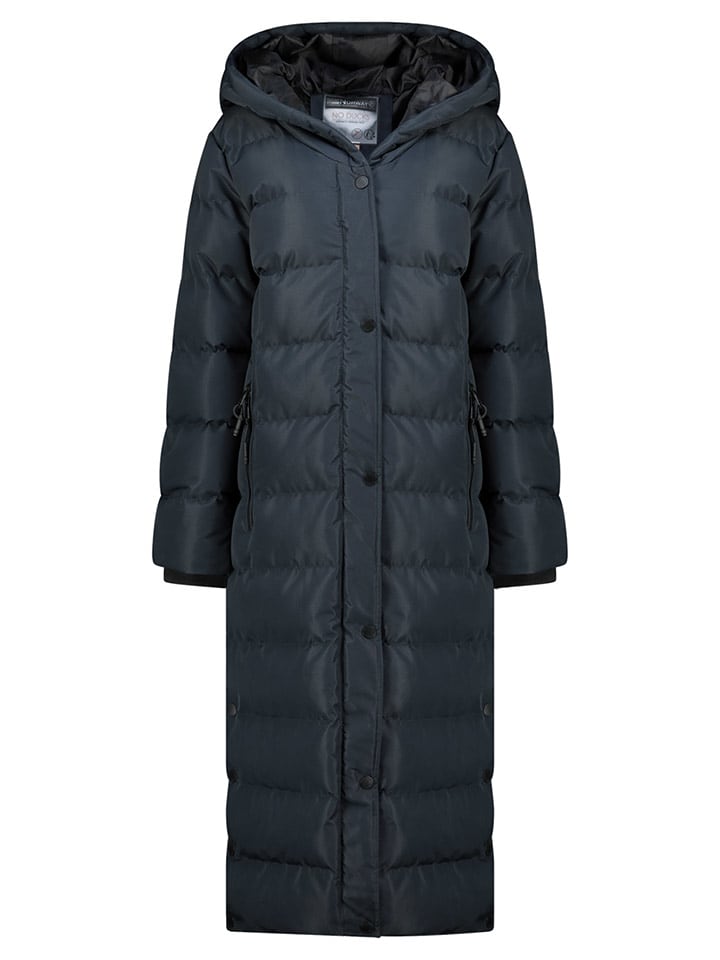 Geographical Norway Płaszcz pikowany "Belen" w kolorze granatowym rozmiar: XXL