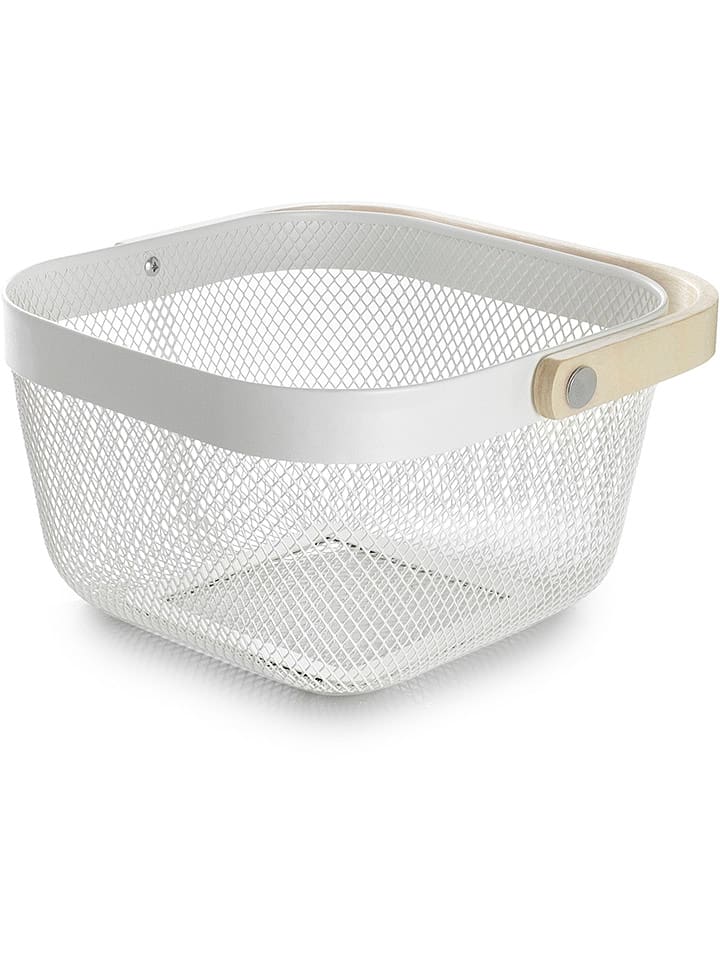 Ibili Koszyk w kolorze biało-beżowym - 22 x 12,5 x 21 cm rozmiar: onesize