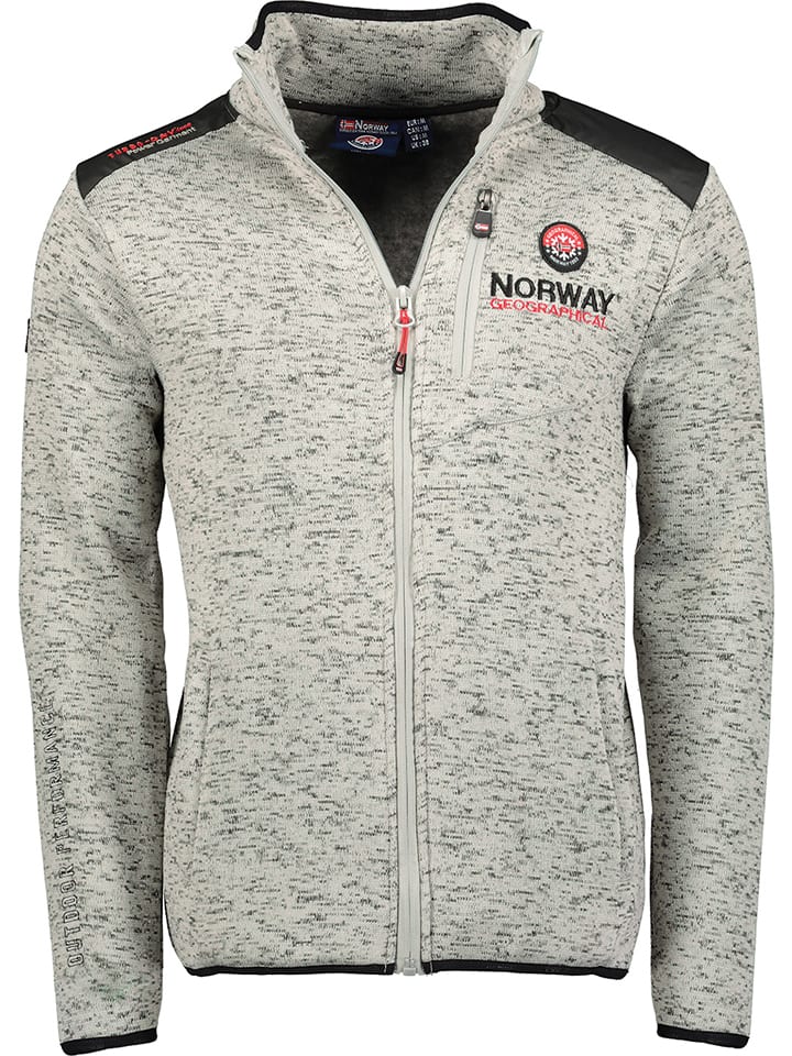 Geographical Norway Kurtka polarowa "Tavid" w kolorze szarym rozmiar: S