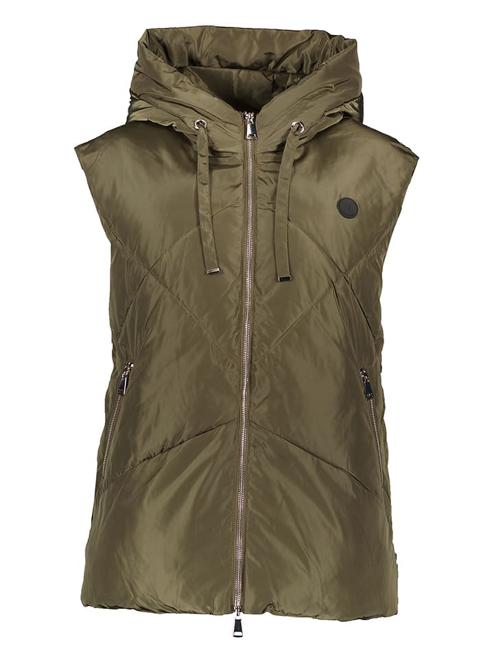 WHITE LABEL Kamizelka w kolorze khaki rozmiar: 42