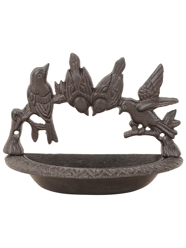 POSIWIO Poidełko w kolorze brązowym dla ptaków - 20 x 15,5 x 10 cm rozmiar: onesize