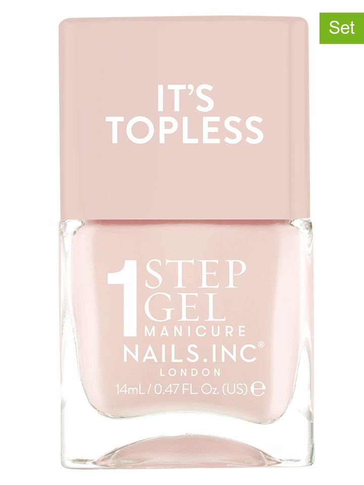 Nails.Inc Lakiery do paznokci (2 szt.) "Topless - Renee" - po 14 ml rozmiar: onesize