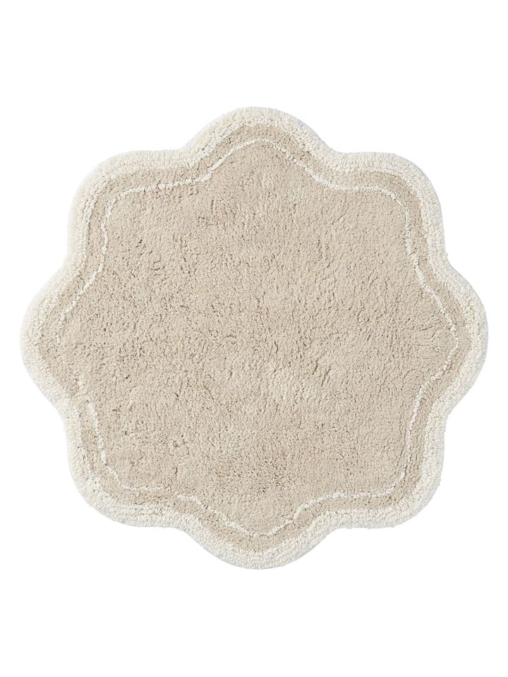 Ellos Home Dywanik łazienkowy "Louie" w kolorze beżowym rozmiar: 90 cm