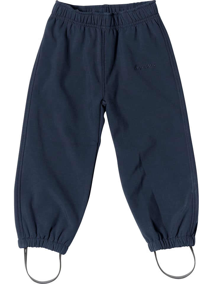 HULABALU Spodnie softshellowe "Spritz" w kolorze granatowym rozmiar: 86