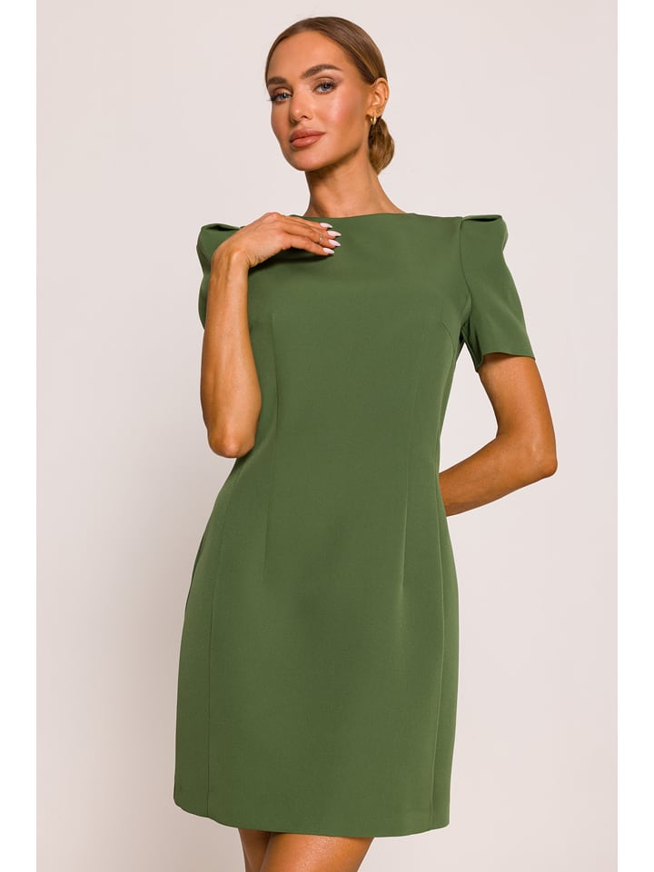 made of emotion Sukienka w kolorze ciemnozielonym rozmiar: XL