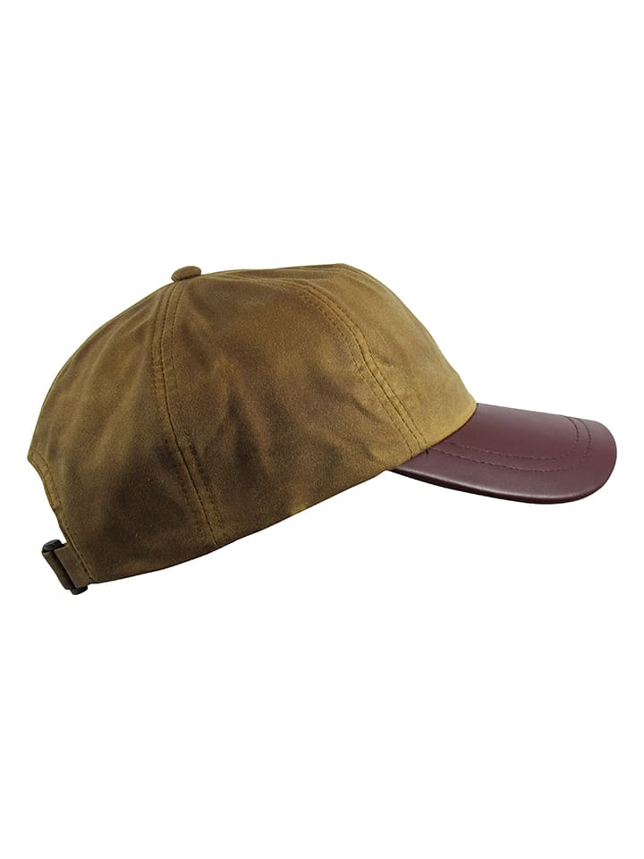 MGO leisure wear Czapka "Harry" w kolorze oliwkowo-brązowym rozmiar: onesize