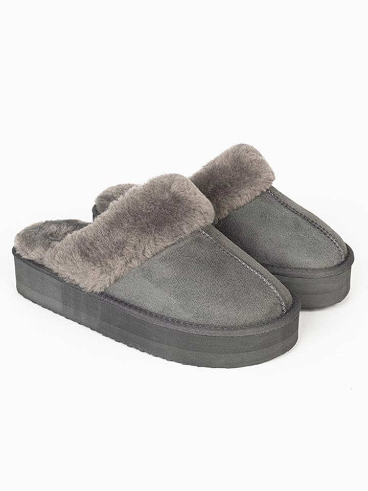 ISLAND BOOT Kapcie "Emesta" w kolorze szarym rozmiar: 36