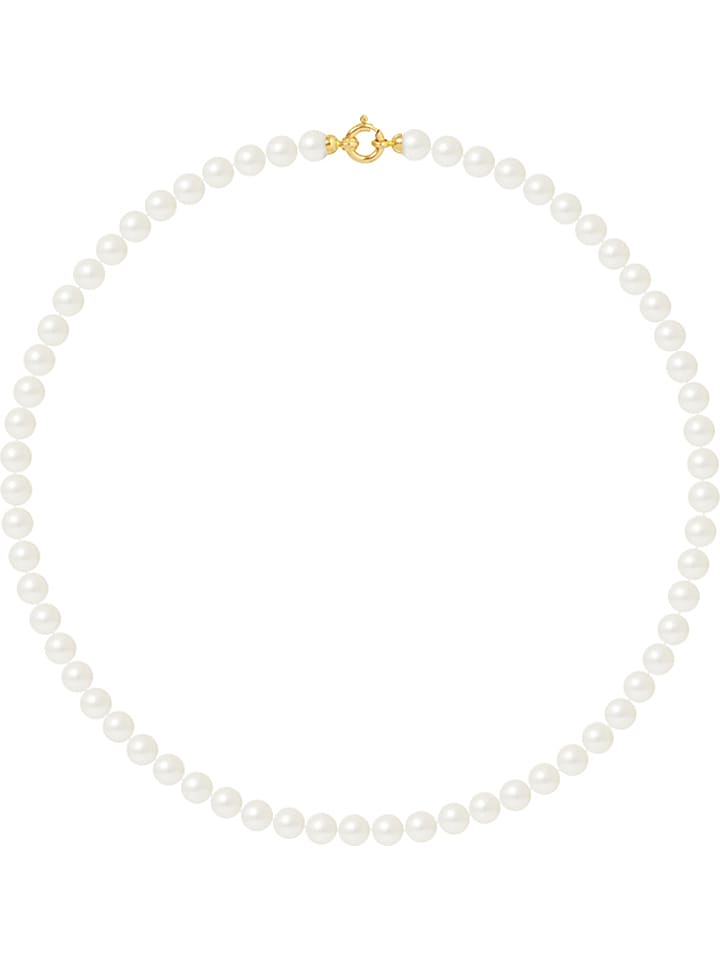 Pearline Naszyjnik perłowy w kolorze białym - dł. 50 cm rozmiar: 50 cm