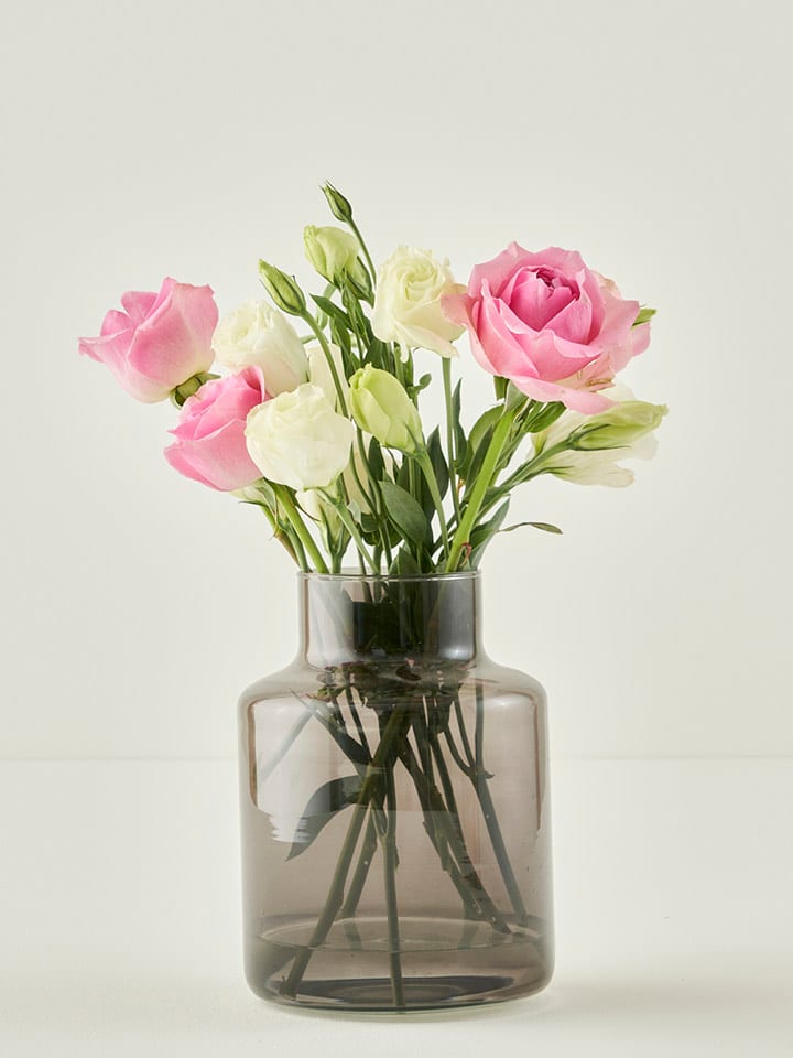 BELLA MAISON Wazon "Lore" w kolorze szarym - wys. 20 x Ø 14 cm rozmiar: onesize