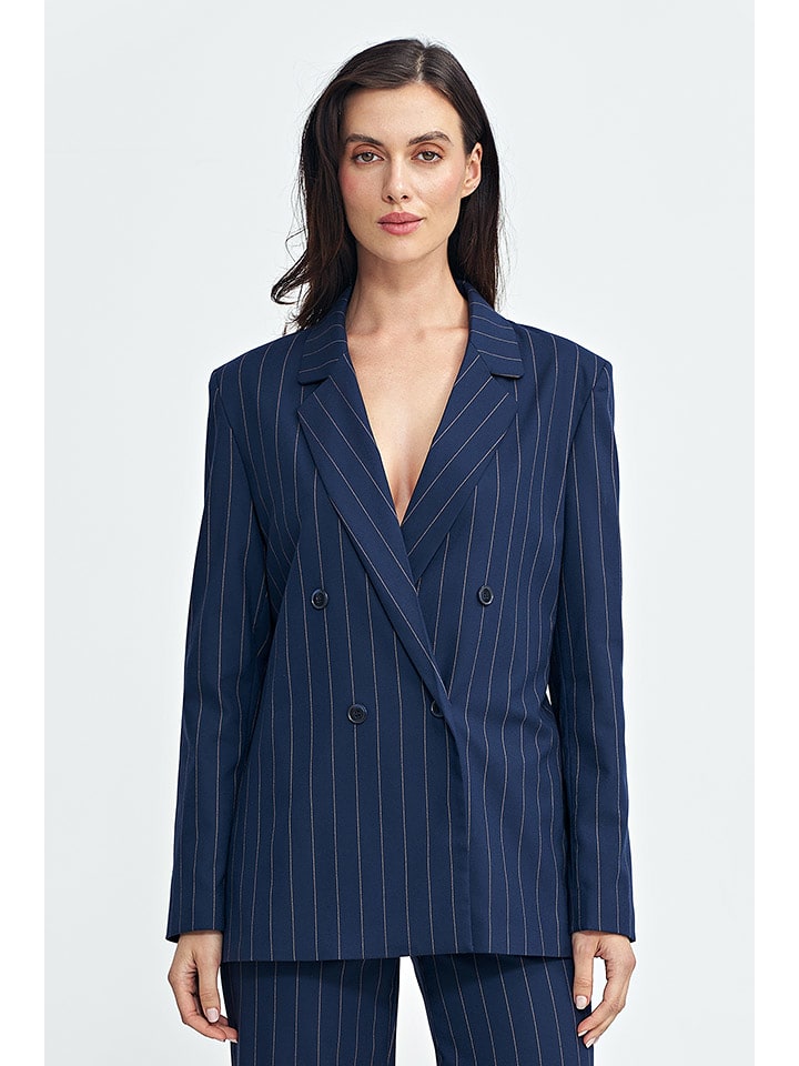 Nife Blezer w kolorze granatowym rozmiar: 36