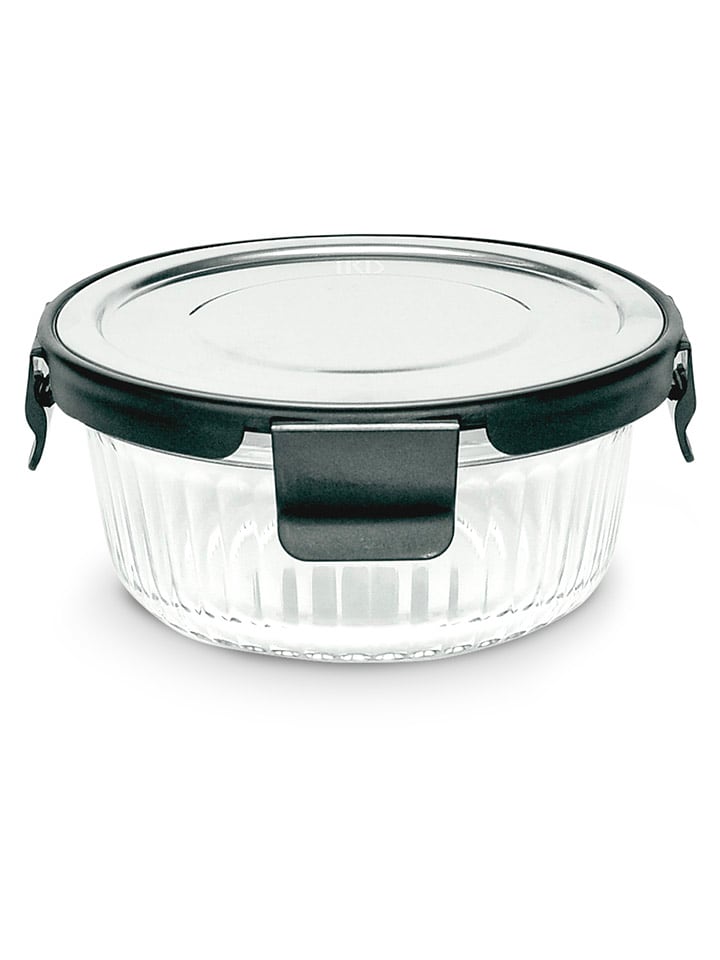 IRIS Barcelona Pojemnik w kolorze srebrno-czarnym - 400 ml rozmiar: onesize