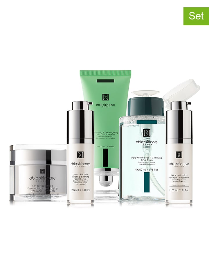Able Skincare 5-częściowy zestaw pielęgnacyjny "Ultimate Full Day Skincare Routine" rozmiar: onesize