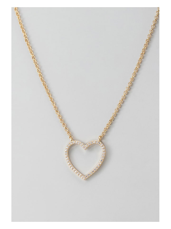 U.S. Polo Assn. Pozłacany naszyjnik z elementem ozdobnym - dł. 38 cm rozmiar: onesize