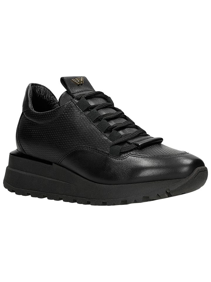 Wojas Skórzane sneakersy w kolorze czarnym rozmiar: 36