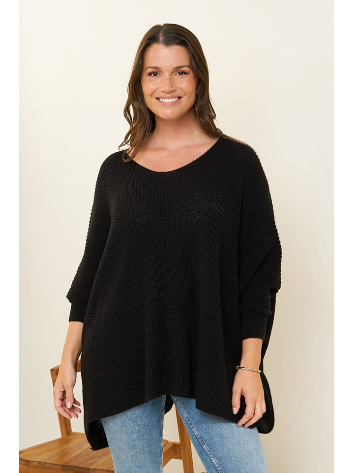Curvy Lady Sweter w kolorze czarnym rozmiar: 48/50