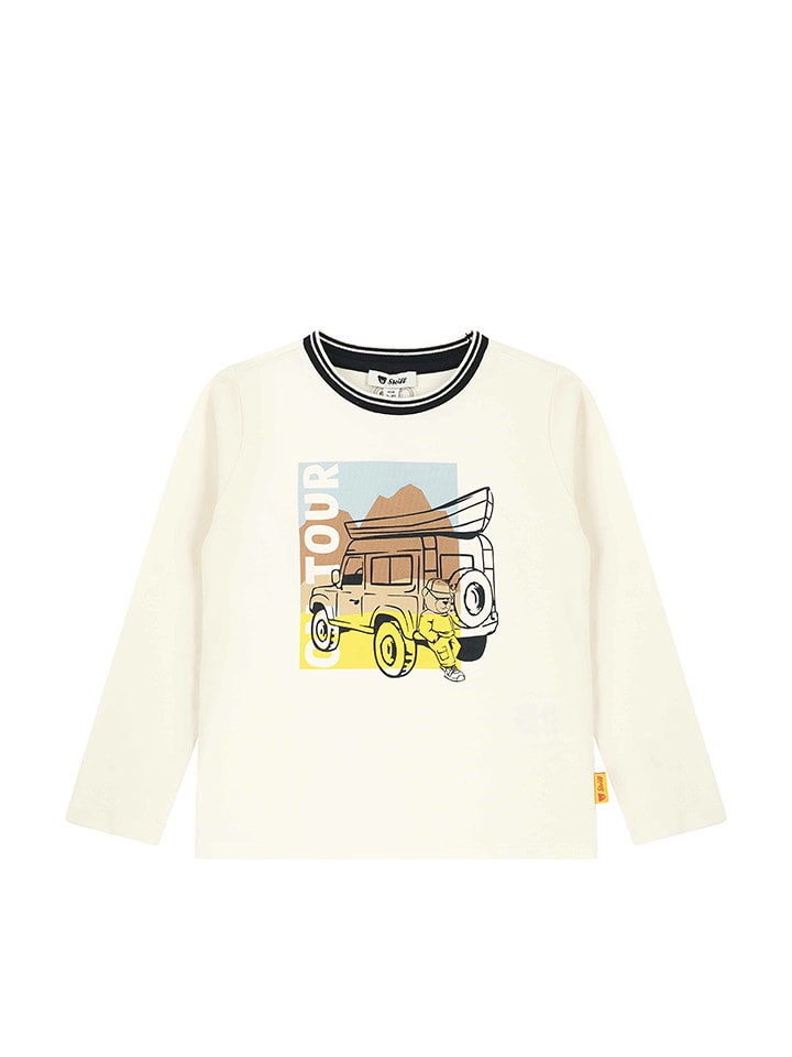 Steiff Koszulka w kolorze kremowym rozmiar: 98