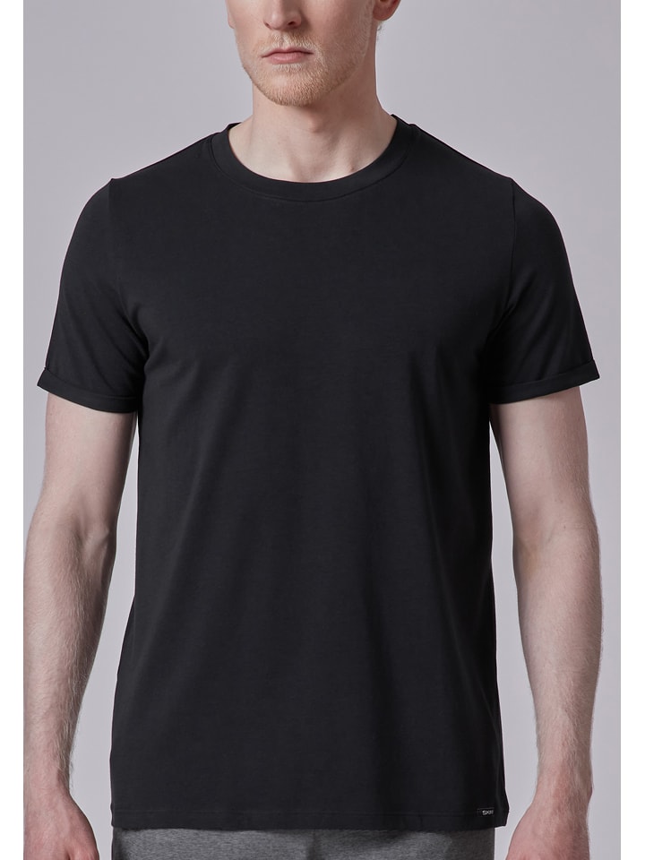 Skiny Koszulka piżamowa w kolorze czarnym rozmiar: XXL