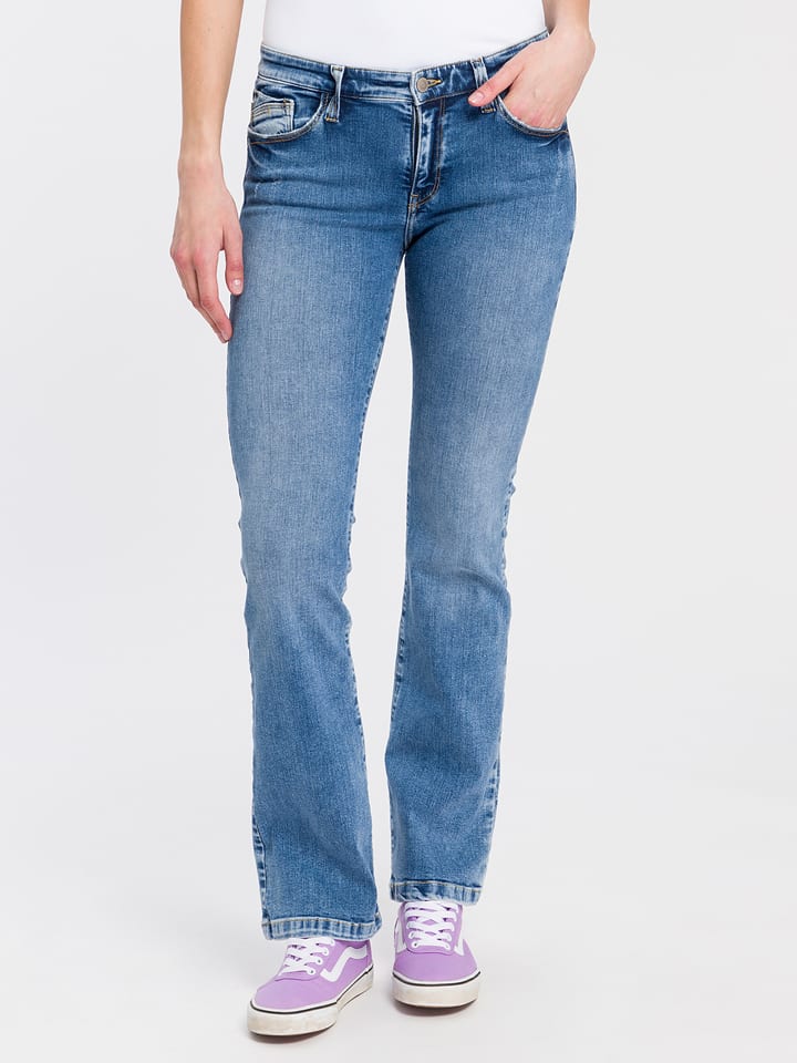 Cross Jeans Dżinsy - Regular fit - w kolorze niebieskim rozmiar: W27/L30