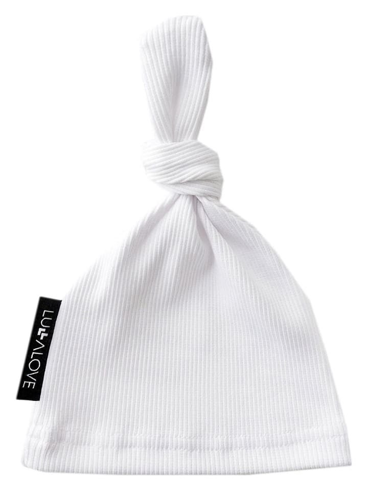 Lullalove Czapka beanie w kolorze białym rozmiar: onesize