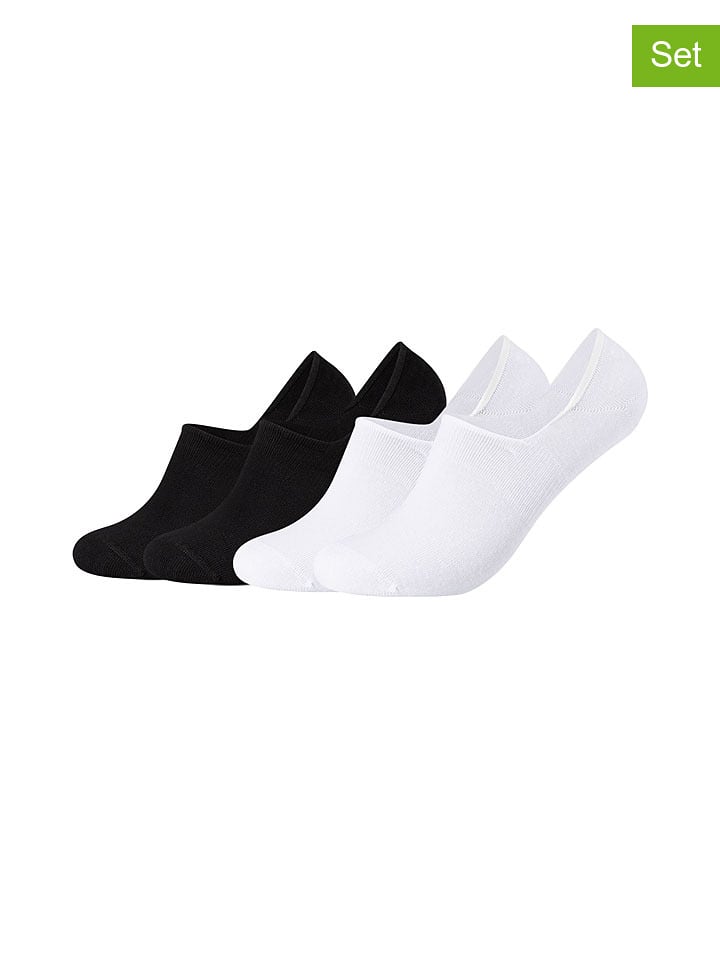 s.Oliver Skarpety (4 pary) w kolorze czarnym i białym rozmiar: 39-42