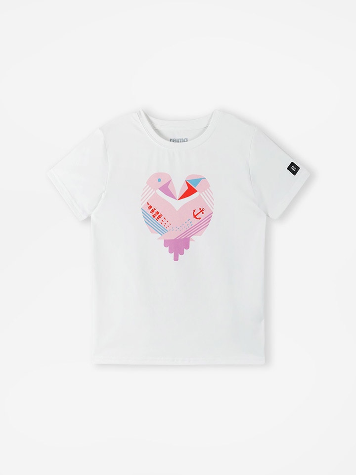 Reima Koszulka "Vauhdikas" w kolorze białym rozmiar: 104