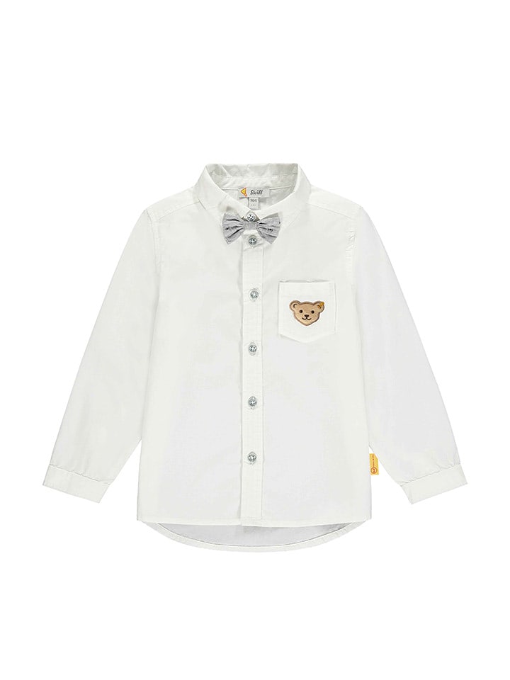 Steiff Koszula w kolorze białym rozmiar: 122