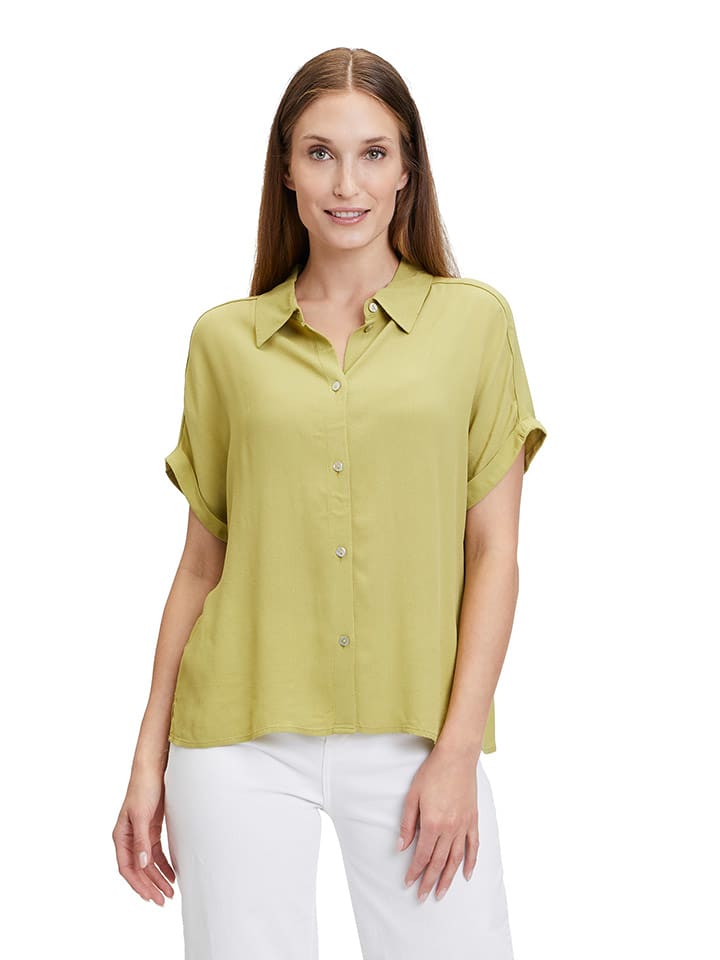 CARTOON Bluzka w kolorze zielonym rozmiar: 34