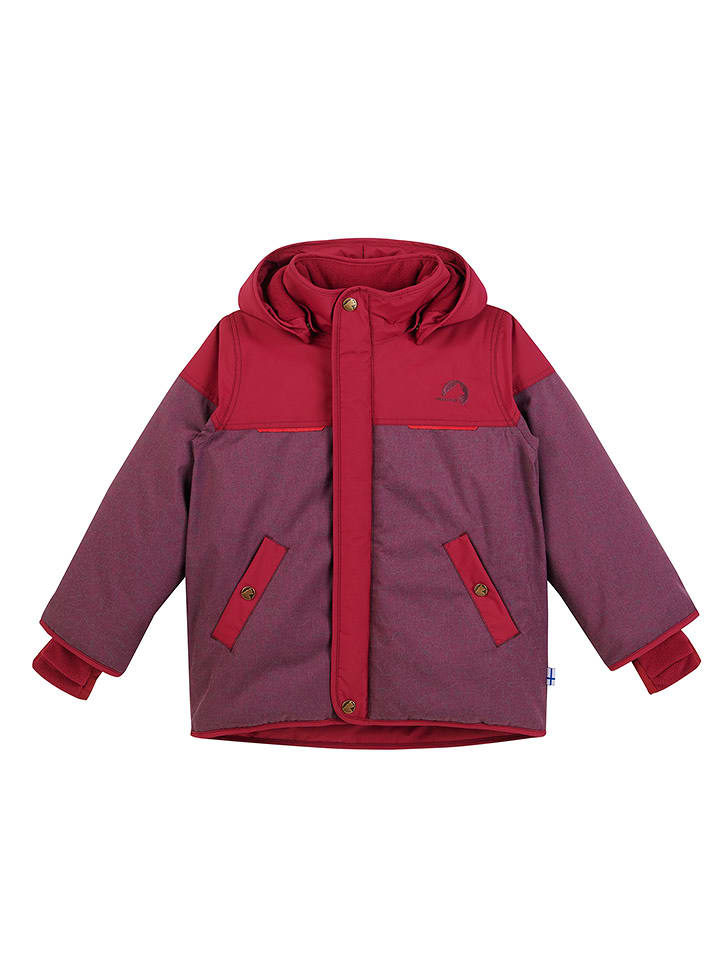 finkid Kurtka zimowa "Koira Ice" w kolorze fioletowo-czerwonym rozmiar: 80/90