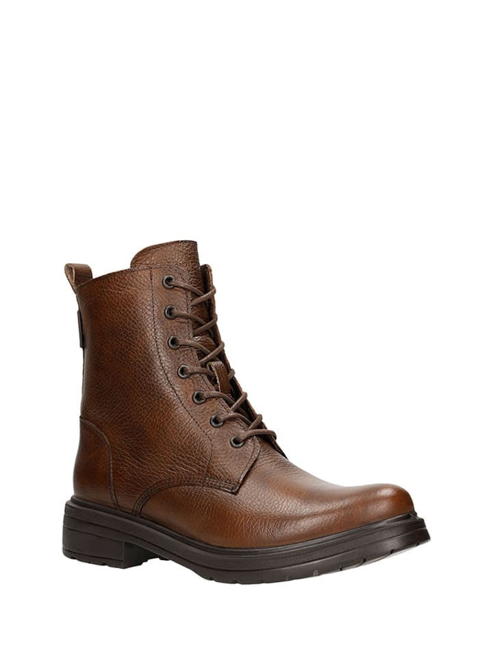 Wojas Skórzane botki w kolorze brązowym rozmiar: 36