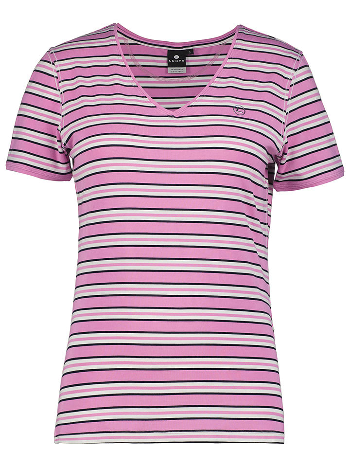 LUHTA Koszulka "Kivihaka" w kolorze różowym rozmiar: L