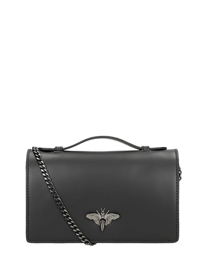 Wojas Skórzana torebka w kolorze czarnym - 21 x 12 x 4 cm rozmiar: onesize