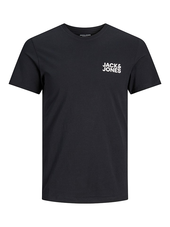 Jack & Jones Koszulka "Corp" w kolorze czarnym rozmiar: L