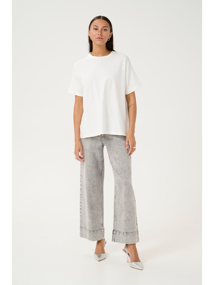 Kaffe Koszulka w kolorze białym rozmiar: M