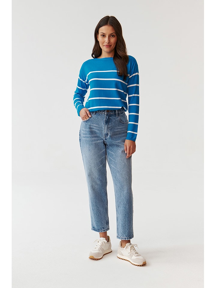 TATUUM Sweter w kolorze niebieskim rozmiar: M