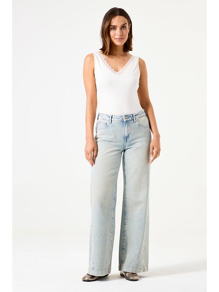 Garcia Top w kolorze białym rozmiar: XL