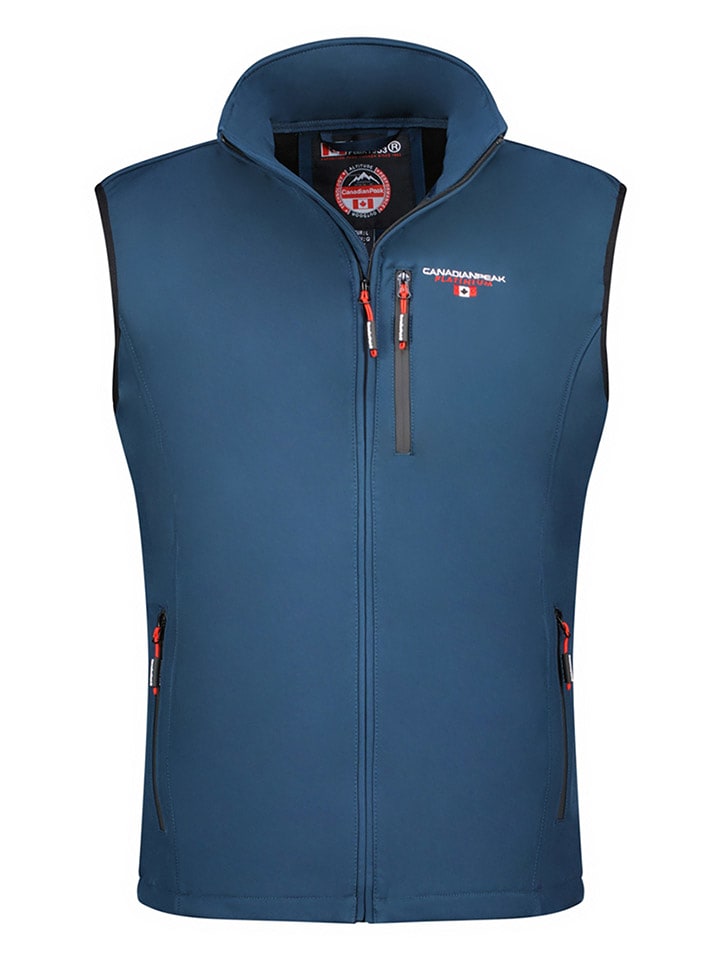 Canadian Peak Kamizelka softshellowa "Vakiteak" w kolorze granatowym rozmiar: onesize