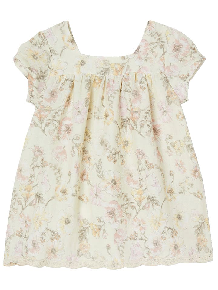 vertbaudet Sukienka w kolorze beżowym rozmiar: 56